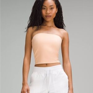Lululemon Peach Strapless Tube Top
